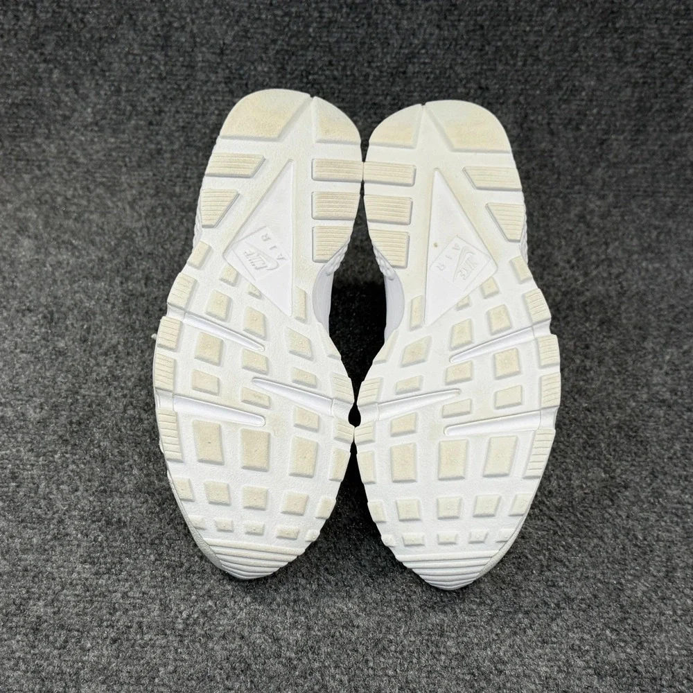 Nike Air Huarache Run Shoes Women's 8.5 White Athletic Retro‎ Running Sneakers
